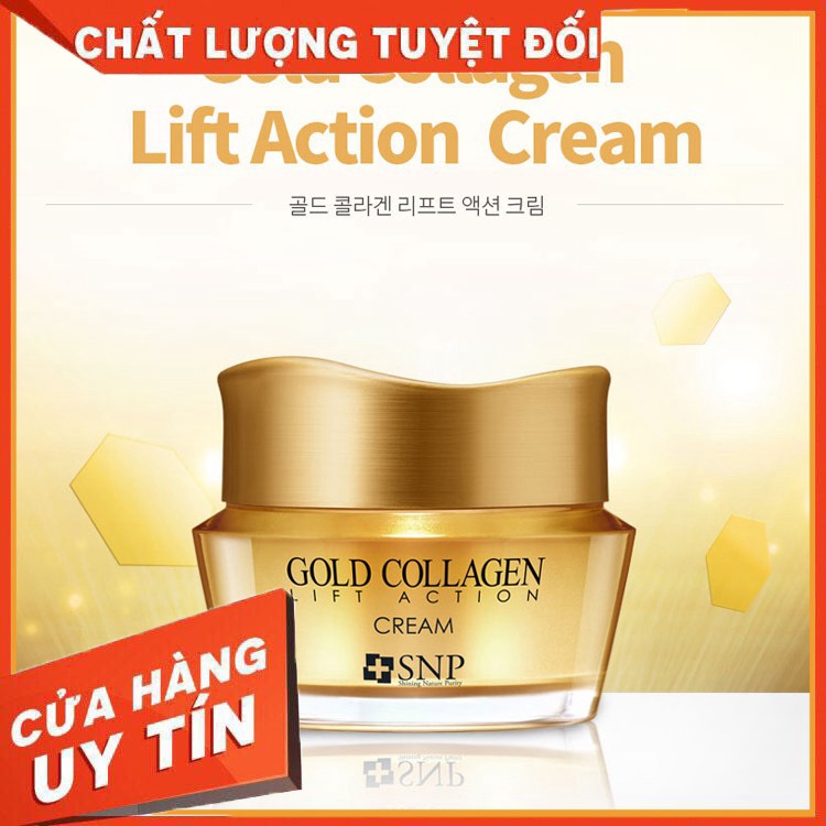 Kem nâng cơ giúp tăng độ đàn hồi cho da luôn căng mịn SNP Gold Collagen