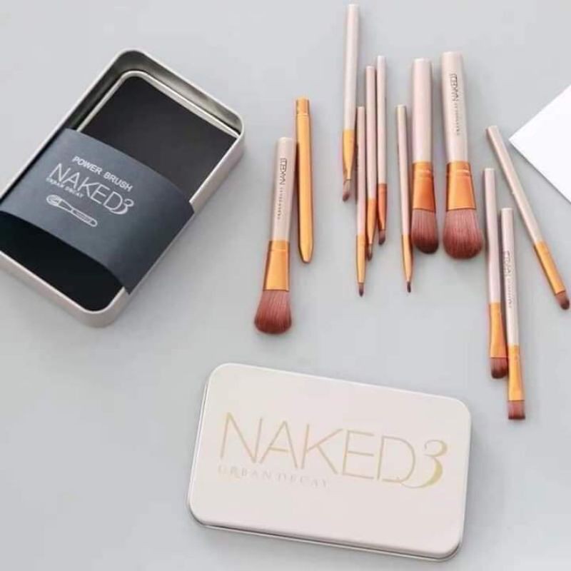 BỘ 12 CỌ TRANG ĐIỂM NAKED3