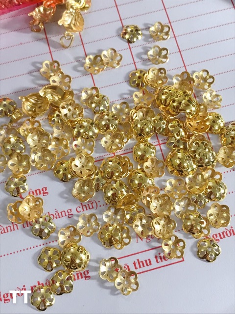 Ốp hoa vàng 10kara mix vòng 6-8-10 li giá 1 ốp