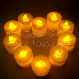 HỘP 12 NẾN TEALIGHT ĐIỆN TỬ LED TRÒN ( PIN )