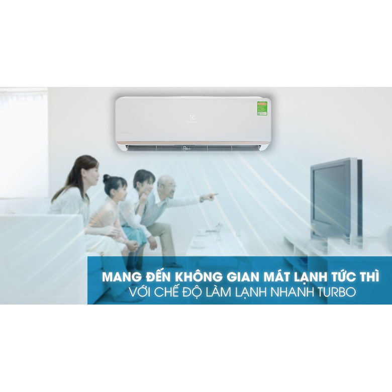 [Mã ELHA10 giảm 6% đơn 5TR] Máy lạnh Electrolux Inverter 1 HP ESV09CRR-C6