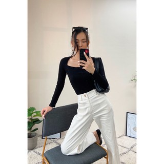 Áo thun đen tay dài EDINI - A1137