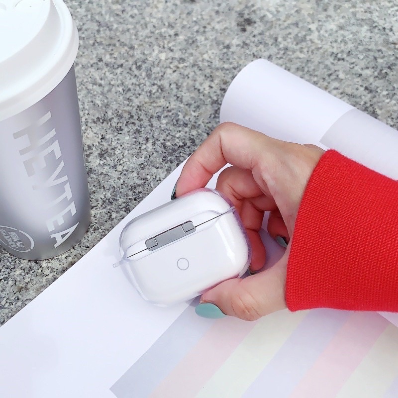 Case Airpod 1/2/Pro/3 Trong in Hình Phi Hành Gia