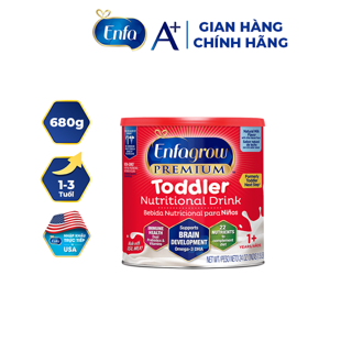 Sữa Bột Enfagrow Premium Toddler Hương Sữa Tự Nhiên (680g)