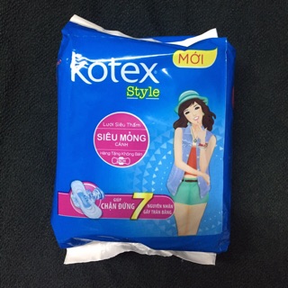 3 gói băng vệ sinh Kotex Style mới