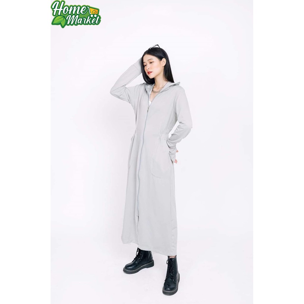 ( MUA 2 TẶNG HỘP KHẨU TRANG ) Áo Chống Nắng Nữ Thông Hơi Dáng Dài, Vải Kim Cương Siêu Mát | BigBuy360 - bigbuy360.vn