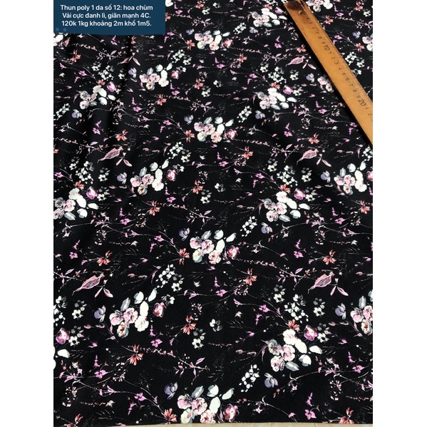 Vai thun poly hàng ngoại ( tổng hợp các mẫu poly 2 da và 1 da may đồ tập nam, nữ cực xịn)