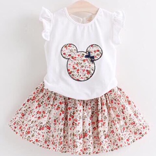 Set váy mickey cho bé gái
