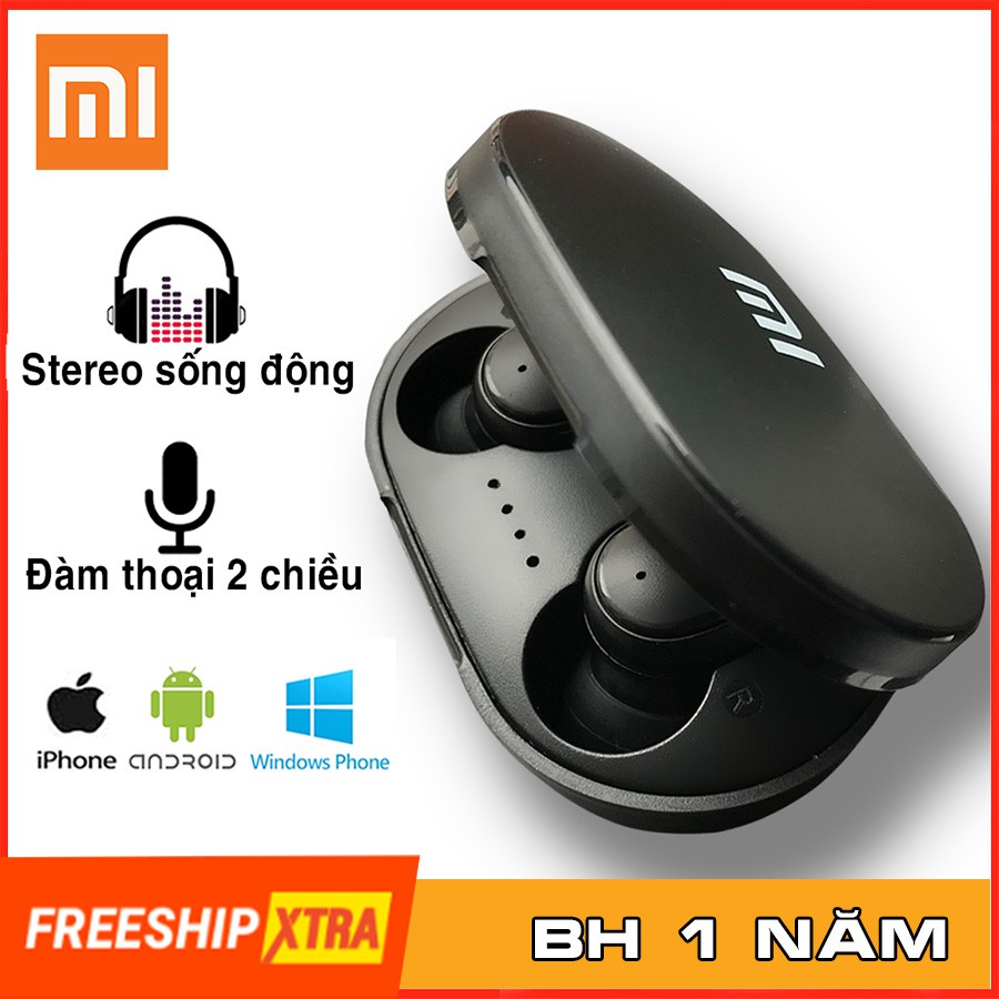 Tai Nghe bluetooth xiaomi Mipods A6S True Wireless Công Nghệ 5.0 Kèm Đốc Sạc ,Cảm Biến Tự Động Kết Nối | BigBuy360 - bigbuy360.vn