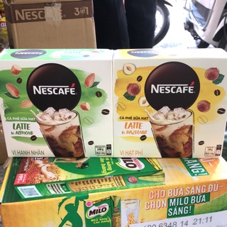 Cà Phê Sữa Hạt Nescafe Hộp 10 gói x24g