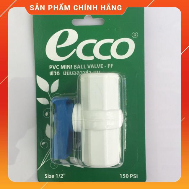 Van khoá nước cao cấp Ecco 2 đầu răng trong nhập khẩu từ Thái Lan