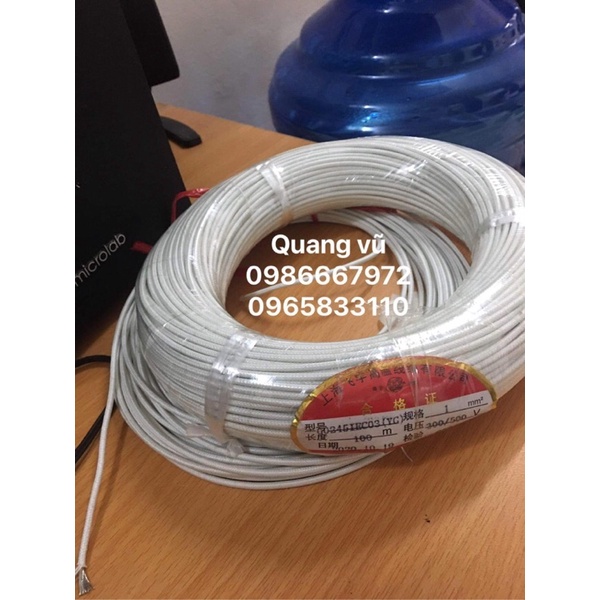 Dây điện chịu nhiệt ,chống cháy 1x1mm giá bán /m