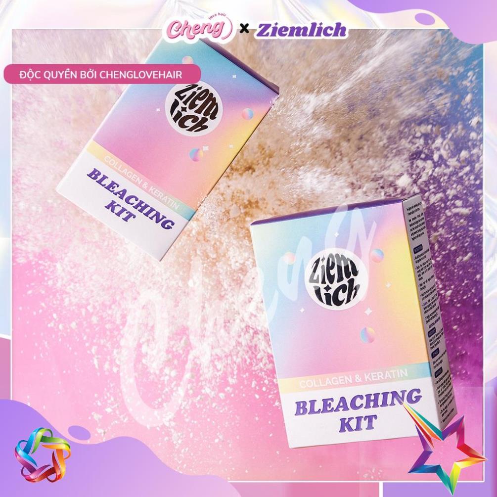 Thuốc Tẩy Tóc ZIEMLICH Bleaching Powder Collagen & Keratin Tẩy Cực Êm, Lên Cực Chuẩn | Chenglovehair, Chenglovehairs