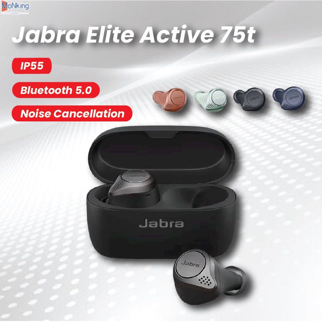 Jabra Elite 75T Thật Tai Nghe Nhét Tai Không Dây Thật Tai Nghe Không Dây-Tiếng Ồn Chủ Động-Loại Bỏ Gốc ^ MK ^