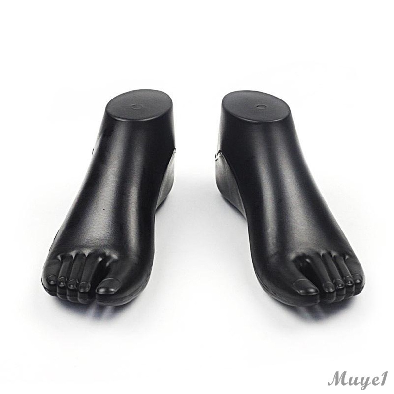 [{COD}] New 1 Pair Plastic Feet Foot Model Shoes Socks Stretcher Sandal Support Shaper Tool Female Mannequin Foot Display Jewerly Sandal Shoe Sock Display Art