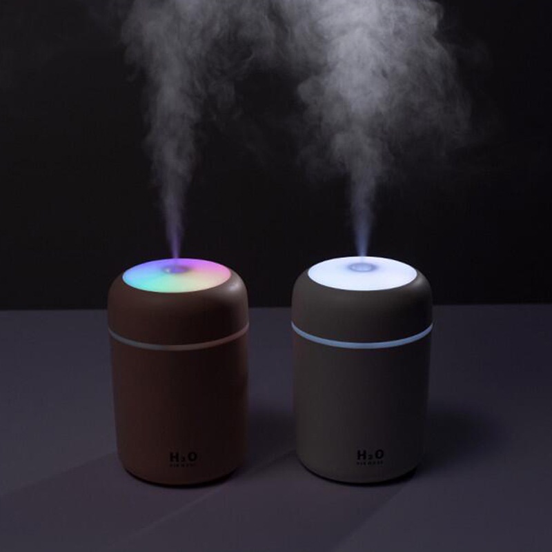 Youpin Máy phun xương mini máy xông tinh dầu có đèn ngủ giữ ẩm tạo hương thơm an toàn tiện dụng giá siêu rẻ 330ML
