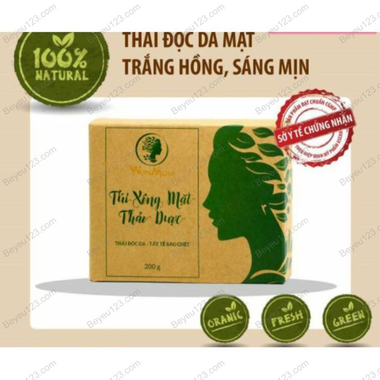 Túi xông mặt thảo dược Wonmom - thải độc da , tẩy tế bào chết 100gr - Việt Nam