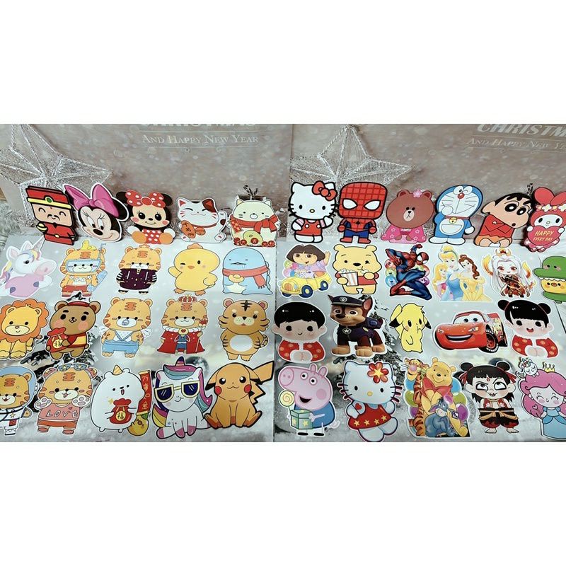 10 bao lì xì hoạt hình chibi trộn mẫu