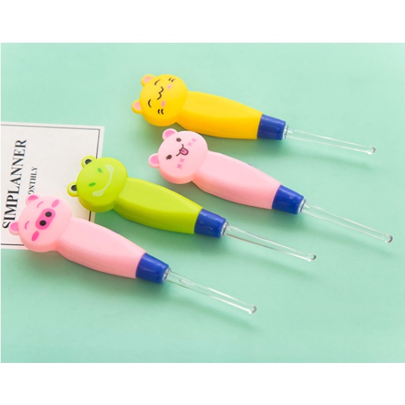DỤNG CỤ RÁY TAI BẰNG NHỰA CÓ ĐÈN DỄ THƯƠNG BIBI 83