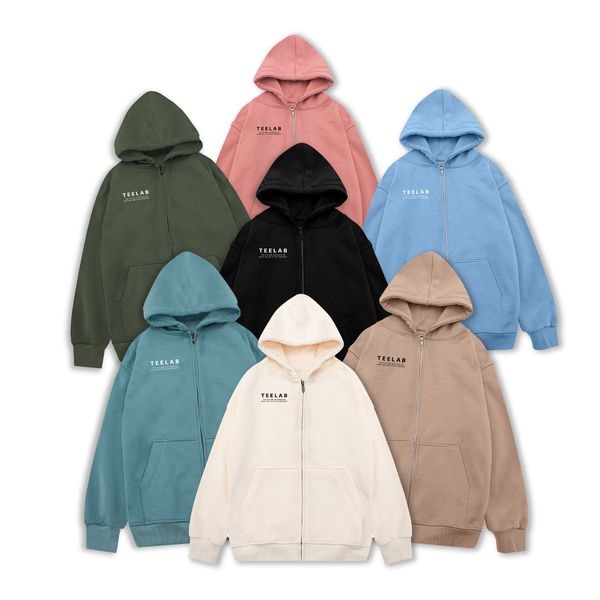 Áo Hoodie Zip Teelab Basic Kéo Khóa HD0036 | BigBuy360 - bigbuy360.vn