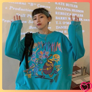 Áo Thun Dài Tay In HOẠT HÌNH KHỦNG LONG  UNISEX
