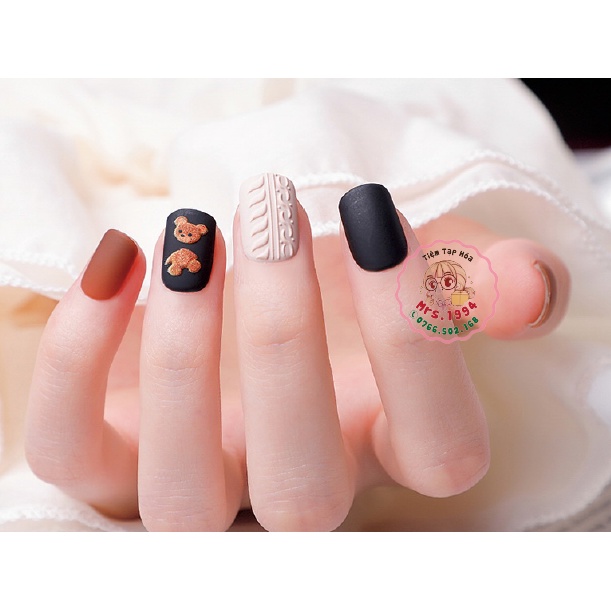 {Nailbox 279A} - HỘP 30 MÓNG DÁN  GODDEED CAO CẤP HÀN QUỐC sẵn keo sau móng