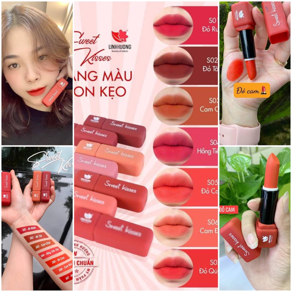 Son thỏi lì, mỏng mềm mịn lâu trôi,không chì