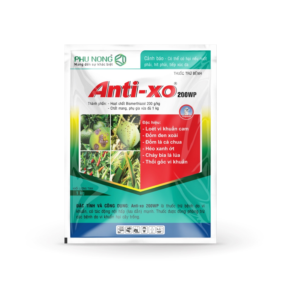 Thuốc trừ bệnh Anti-xo 200WP