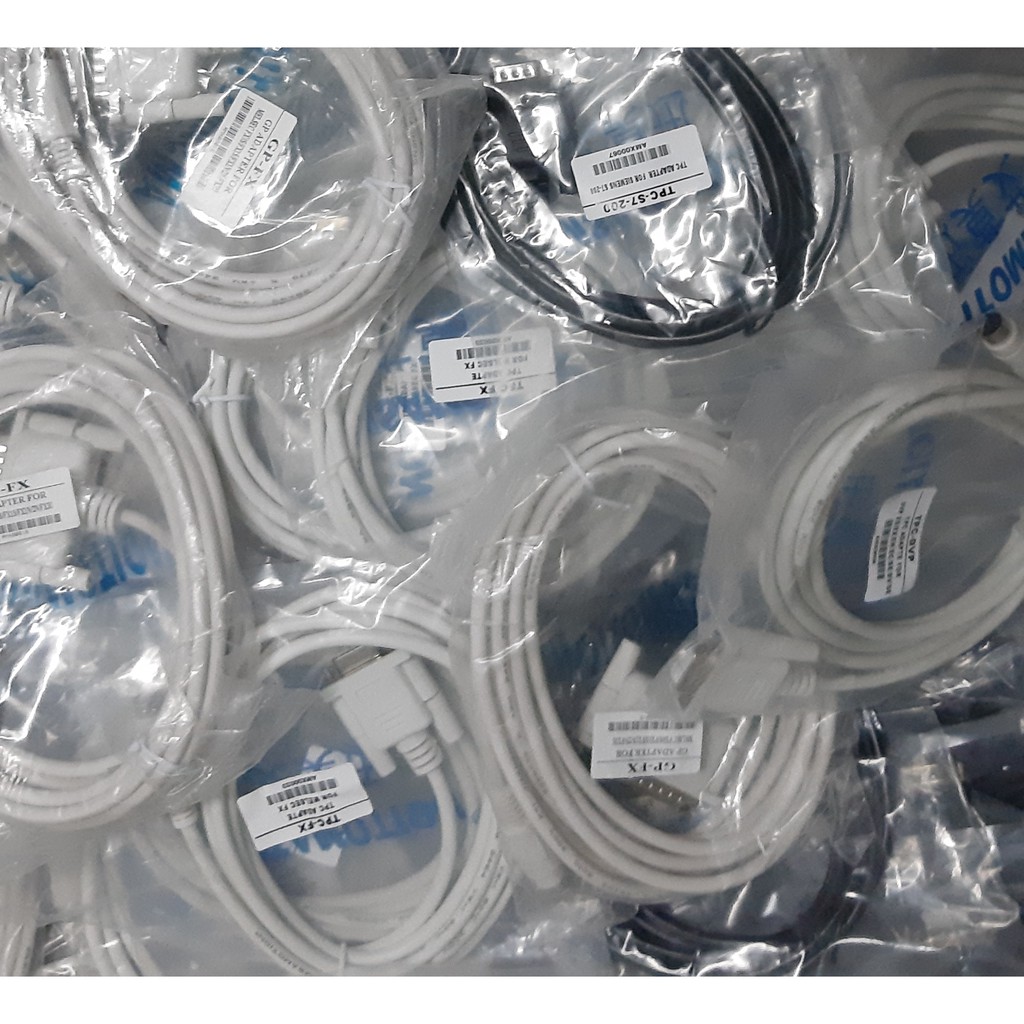 Cáp TK-S7, TK-FX, TF-DVP kết nối HMI Weinview với PLC Siemens S7-200, Mitsubishi FX, Delta