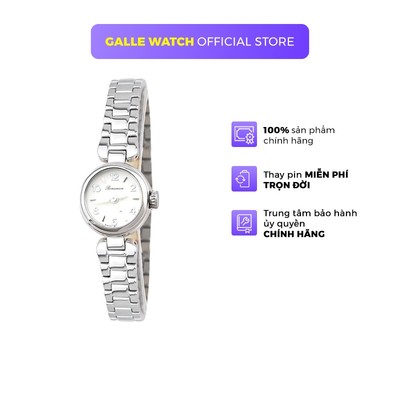 Đồng hồ Romanson Woman Watch PA2638LWIVORY nữ mặt nhỏ máy Thụy Sĩ chống nước dây thép cao cấp chính hãng