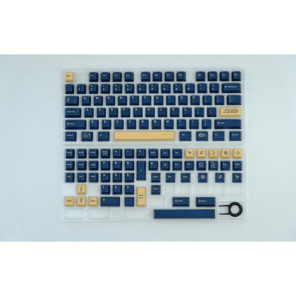 GMK Stargazing Keycaps, 129 Phím Keycaps PBT Cherry Profile DYE-SUB Cá nhân hóa Keycaps GMK cho bàn phím cơ