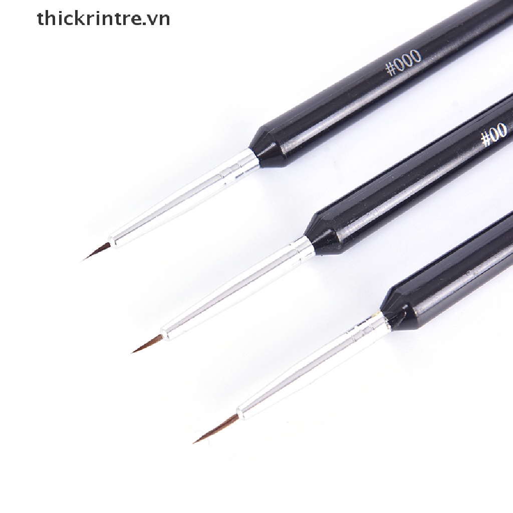 Set 3 Cọ Vẽ Trang Trí Bánh Chuyên Dụng