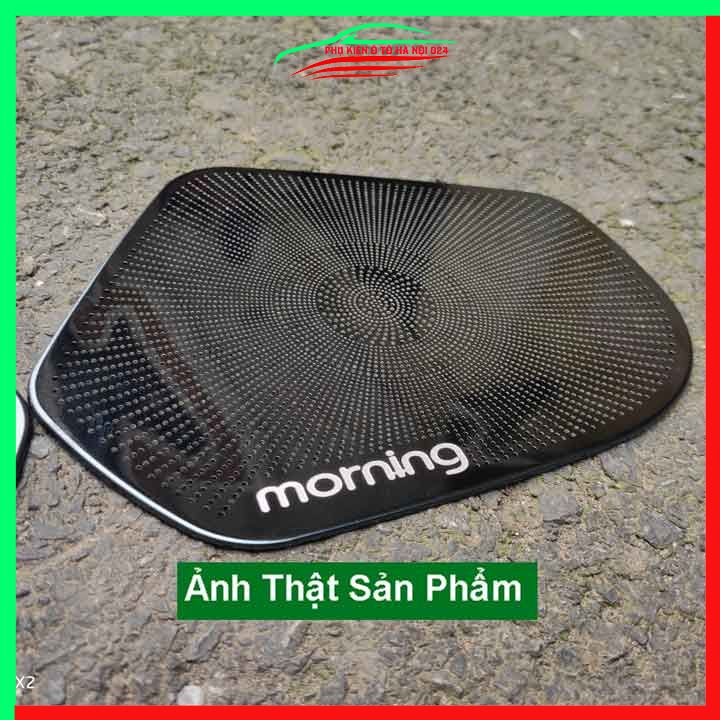 Bộ ốp màng loa Morning 2012-2022 chuẩn theo xe vân Titan chống xước trang trí nội thất ô tô