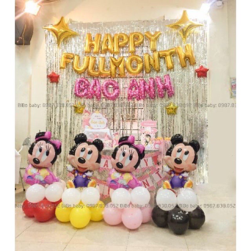 Bóng kiếng hình chuột Mickey size 80cm