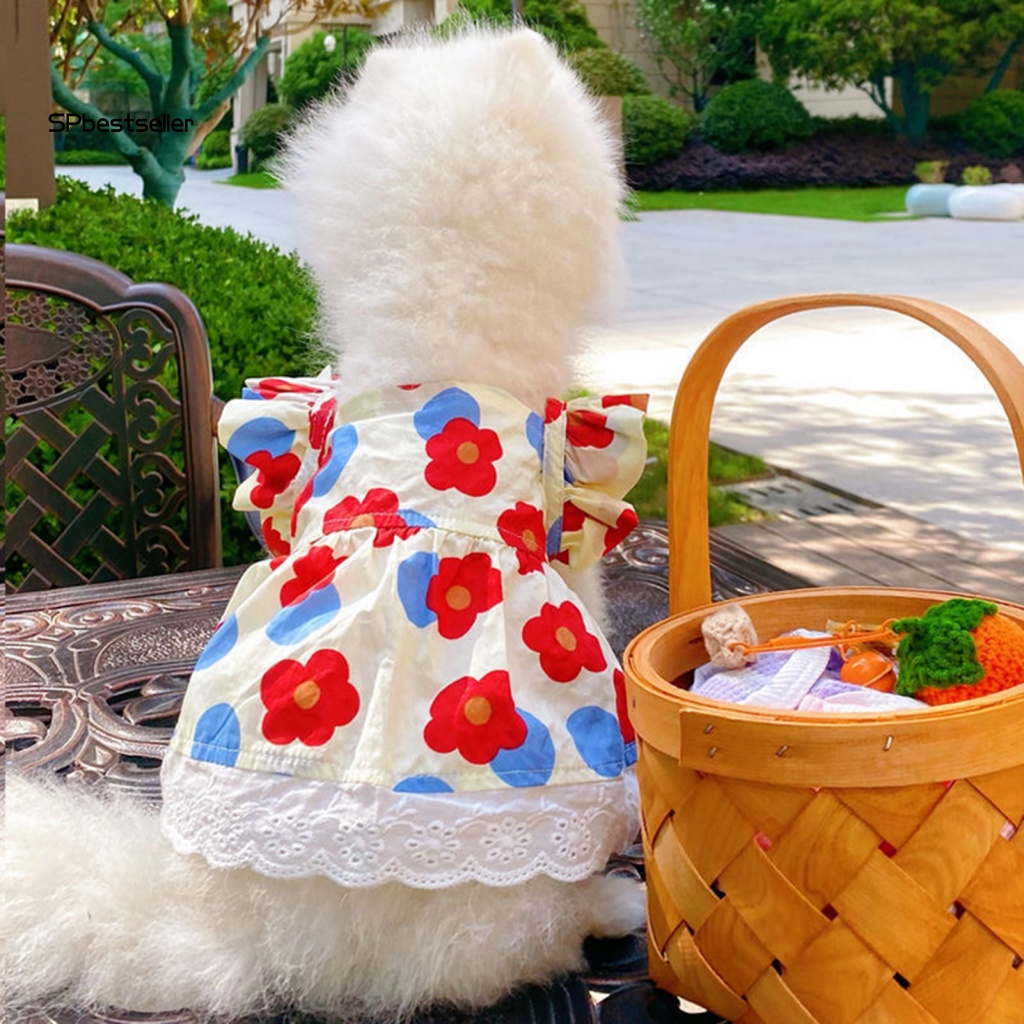 Đầm Thời Trang Mùa Hè Thoải Mái Dễ Thương Cho Thú Cưng