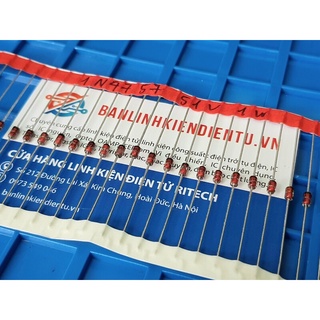 [combo 10 chiếc] 1N4757 Diode zenner 1W 51V DO-41