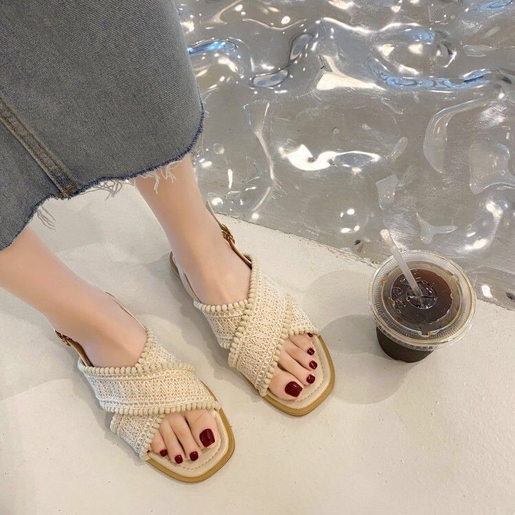 Dép Sandal Vải Ren Đế Kếp Đi Chơi, Đi Du Lịch Biển G116
