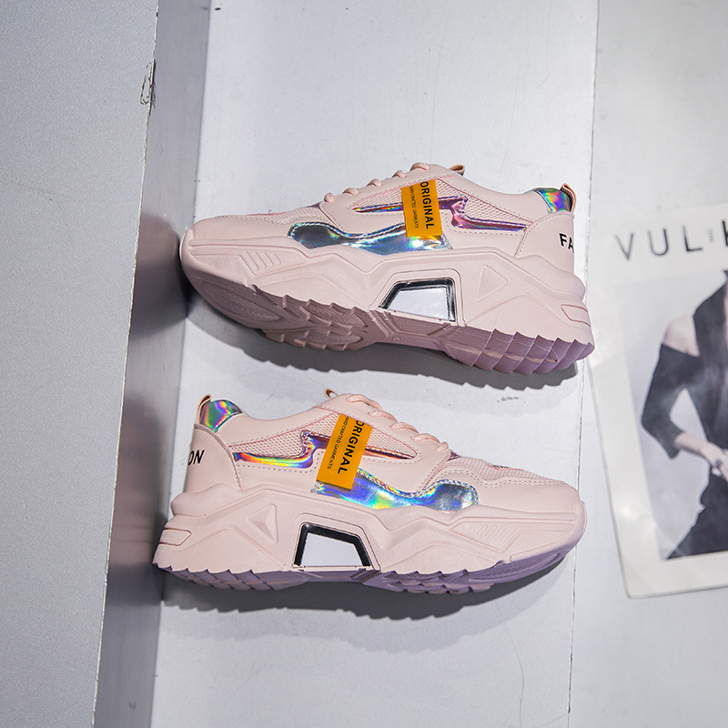 Giày Sneaker Phối Lưới Thời Trang Cho Nữ