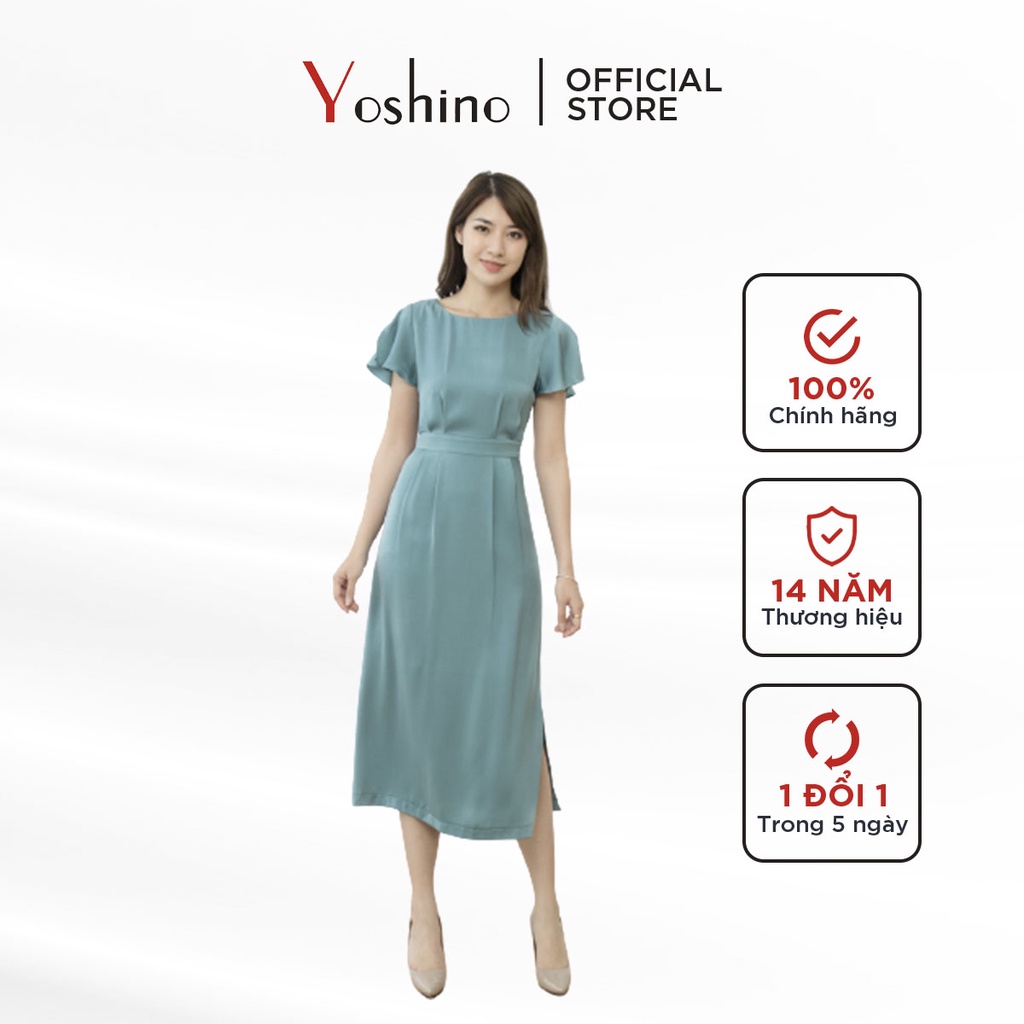 Đầm Lụa Nữ Yoshino Dáng A Thanh Lịch Sang Trọng 115921496