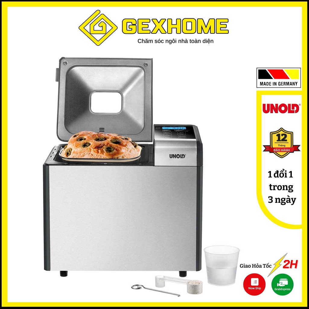 Máy làm bánh mì tự động UNOLD 68415. Model mới 2021