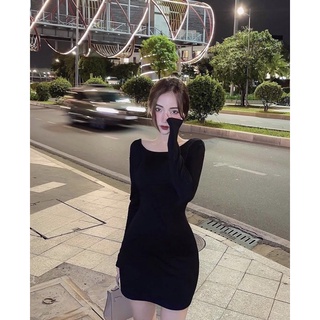 Váy Body khoét lưng