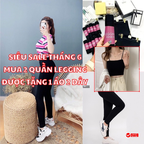 Quần legging Nâng Mông Cao Cấp D&T STORE C09