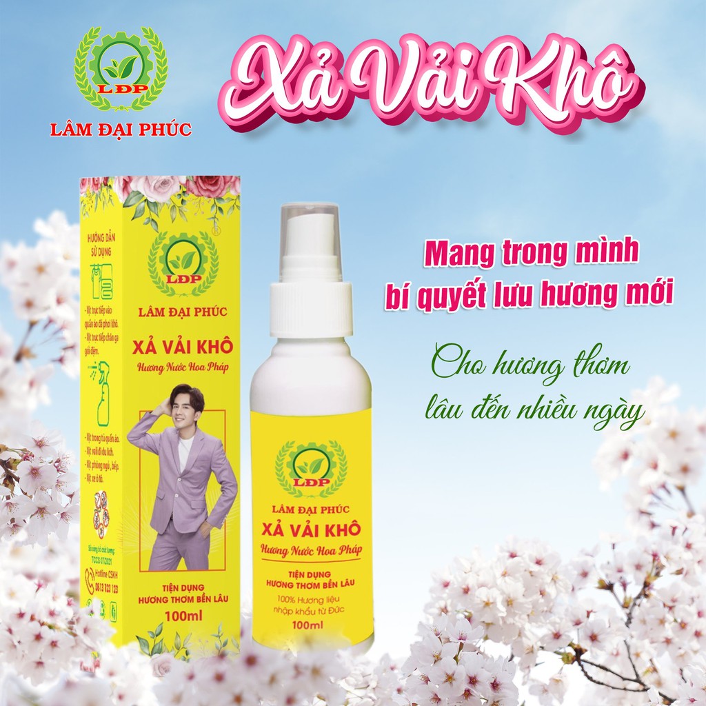 Nước Xịt Xả Vải Khô - Hương nước hoa Comfort vs Hương Downy 100ml - Lưu Hương Lâu, Tiện Dụng