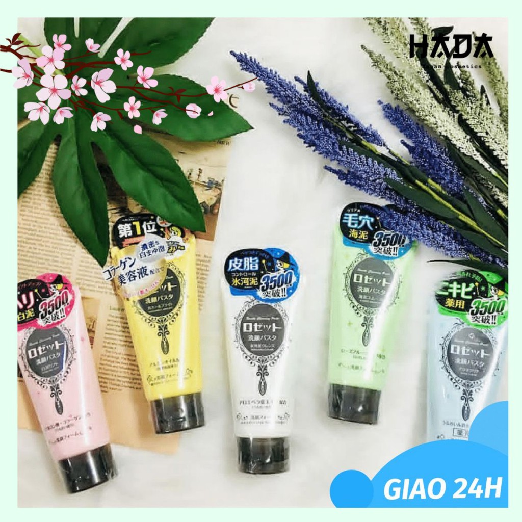 [ CHÍNH HÃNG 100% ] Sữa rửa mặt Rosette 5 màu với 5 công dụng