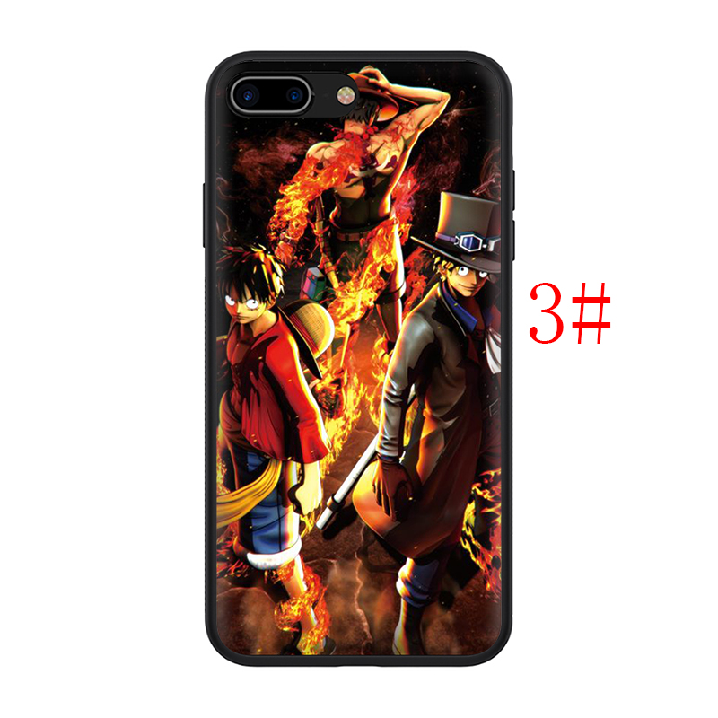 Ốp điện thoại TPU silicon dẻo họa tiết One Piece Ace cho iPhone 8 7 6S 6 Plus 5 5S SE 2016 2020 T131