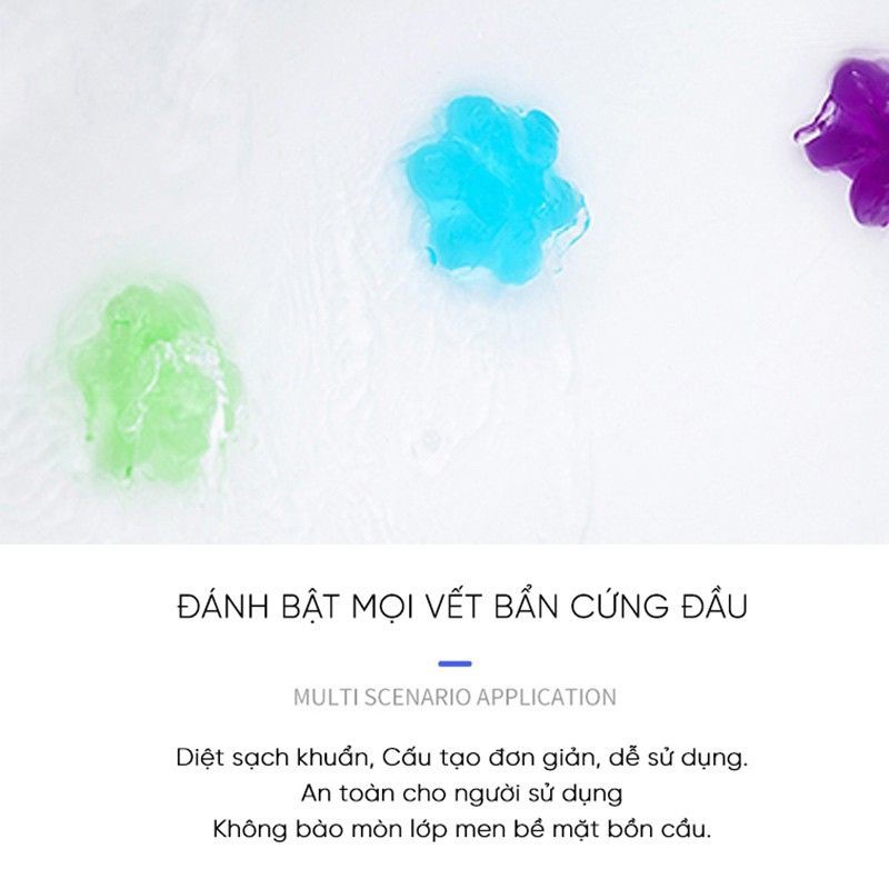 GEL THƠM KHỬ TRÙNG, KHỬ MÙI, DIỆT KHUẨN TOILET BỒN CẦU 11 BÔNG