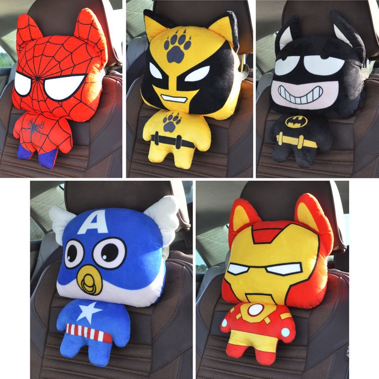 Gối Tựa Đầu Họa Tiết Hoạt Hình Batman Cho Xe Hơi | BigBuy360 - bigbuy360.vn