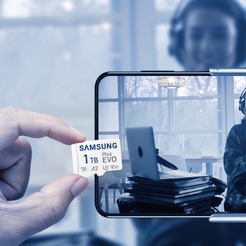 SAMSUNG Thẻ Nhớ Micro SDXC 1TB / SDHC 128GB / 256GB / 512GB SDXC A2 V30 MicroSD UHS-1 Dành Cho Điện Thoại / Máy Ảnh Drone