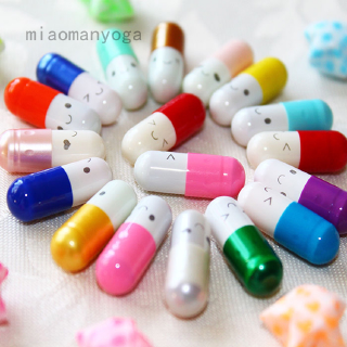 Set 50 viên nang giấy viết lời nhắn hình trái tim nhiều màu sắc cho bé