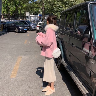 ODER ÁO KHOÁC DẠ CỔ LÔNG DÀY DẶN ULZZANG